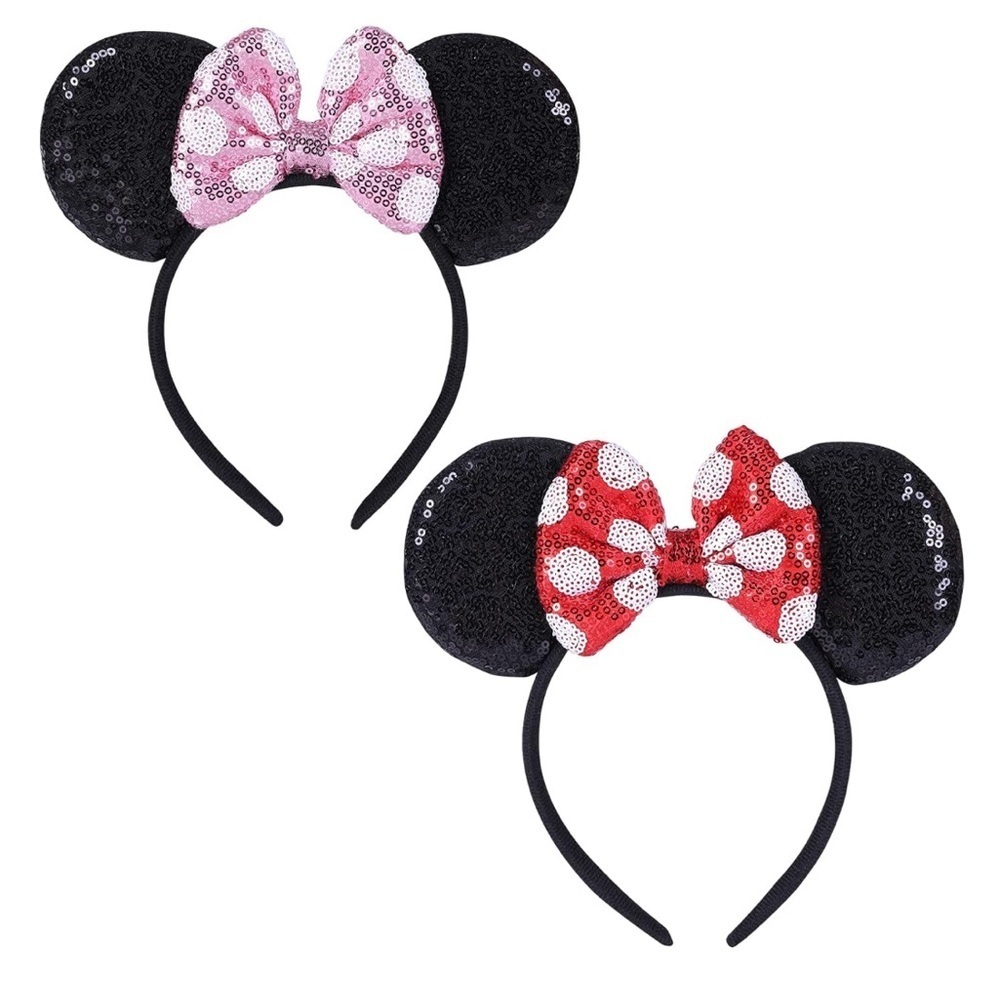 2 Minnie Mouse headbands